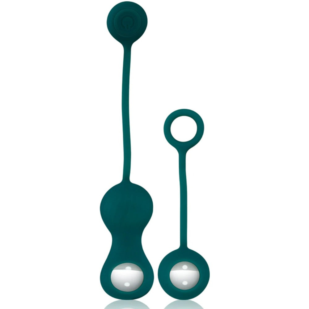 Magic Motion Crystal Duo Smart Kegel Vibrator With Weight Set