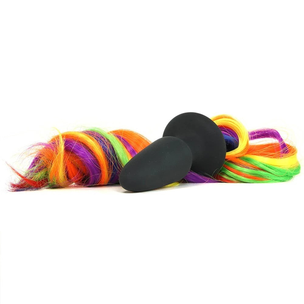NS Novelties Unicorn Tails Pastel Rainbow Kuyruklu Anal Plug