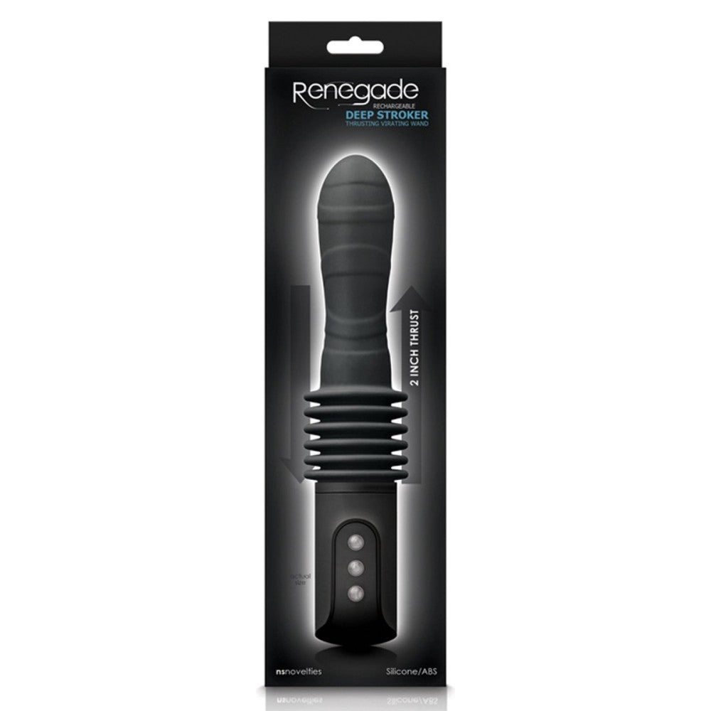 Ns Novelties Renegade Deep Stroker Stotende Gidip Gelmeli Vibrator