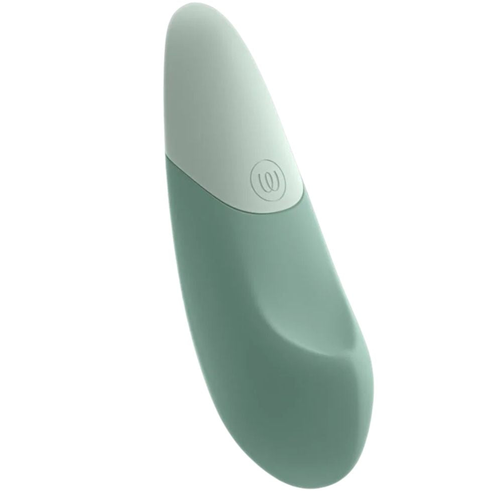Womanizer Vibe Ultra Noiseless Quiet Rumbly Silicone Lay-On Vibrator Sage