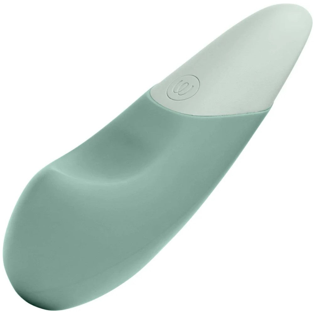 Womanizer Vibe Ultra Noiseless Quiet Rumbly Silicone Lay-On Vibrator Sage