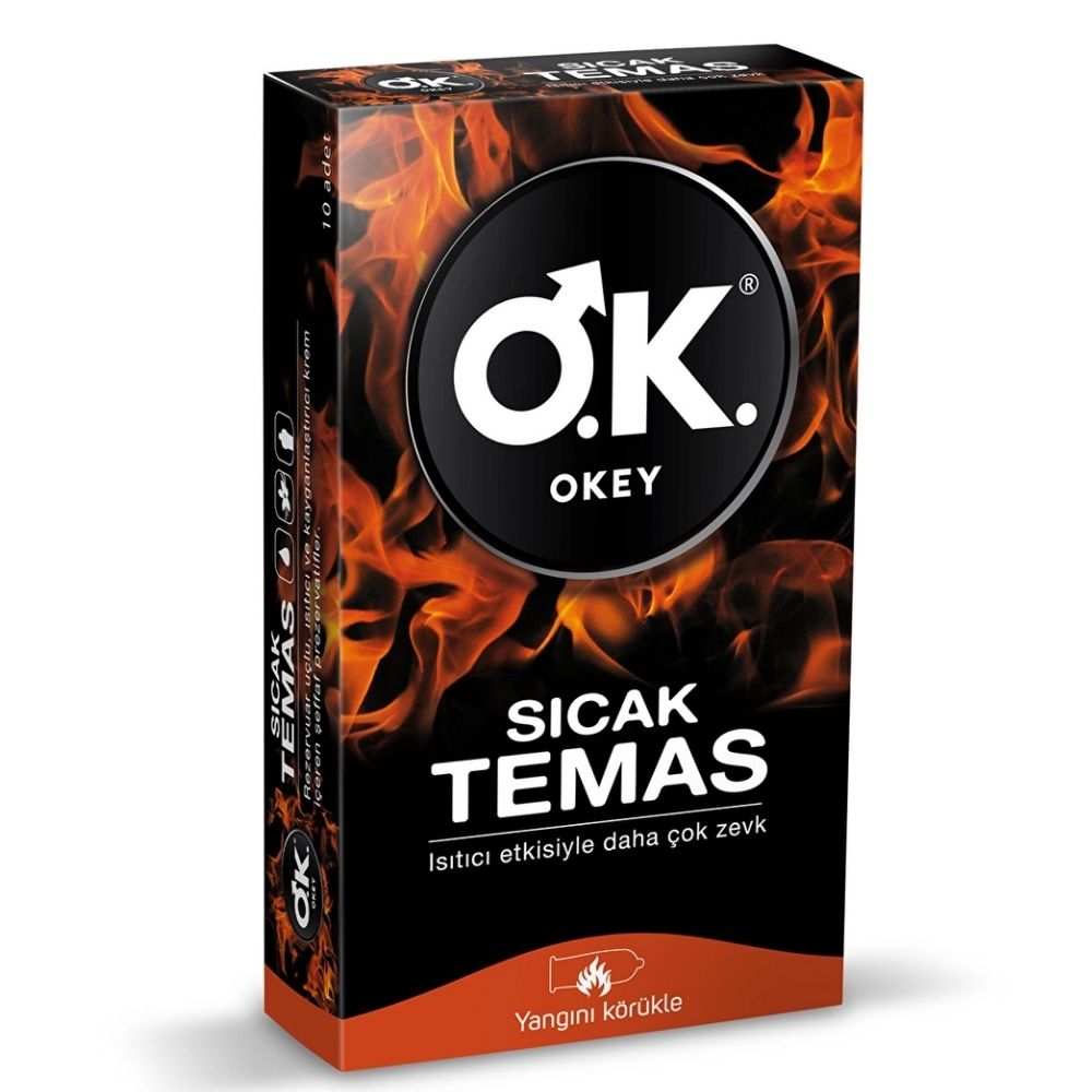 Okey Sıcak Temas 10'lu Prezervatif Kondom