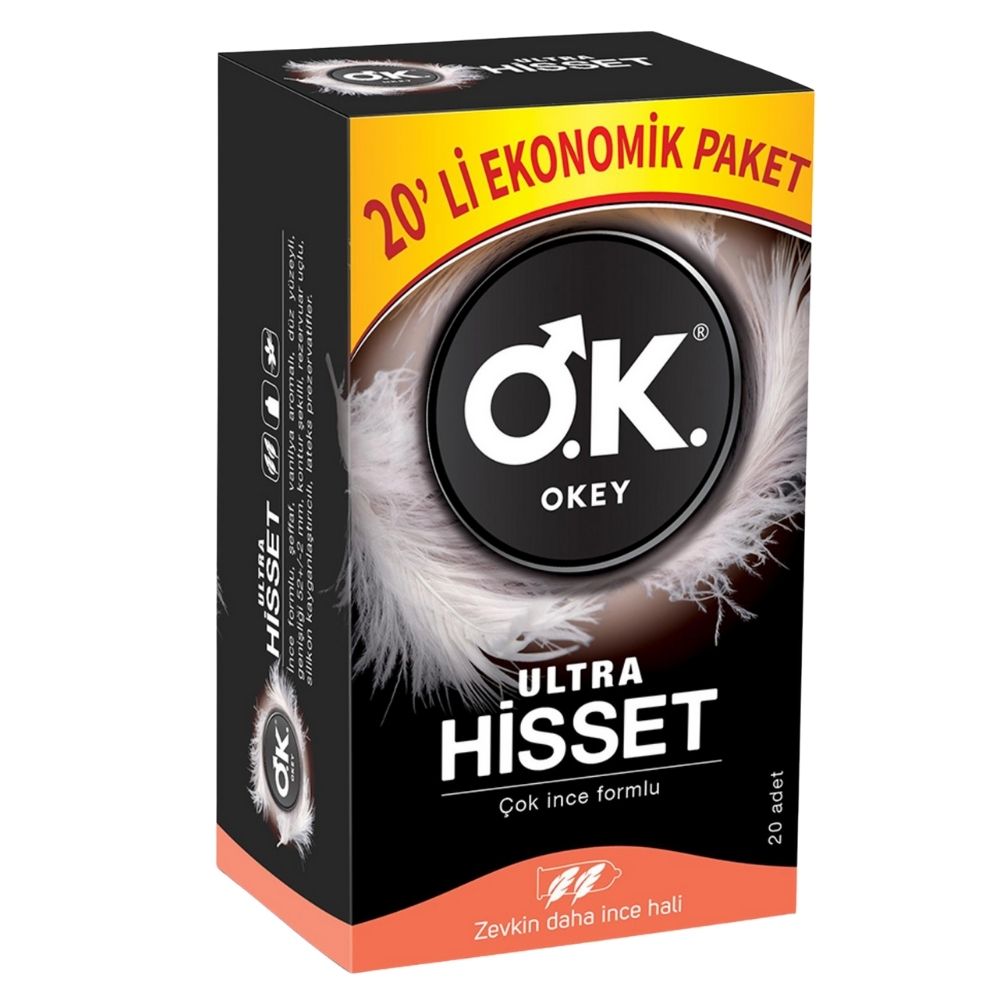 Okey Ultra Hisset 20'li Prezervatif Kondom