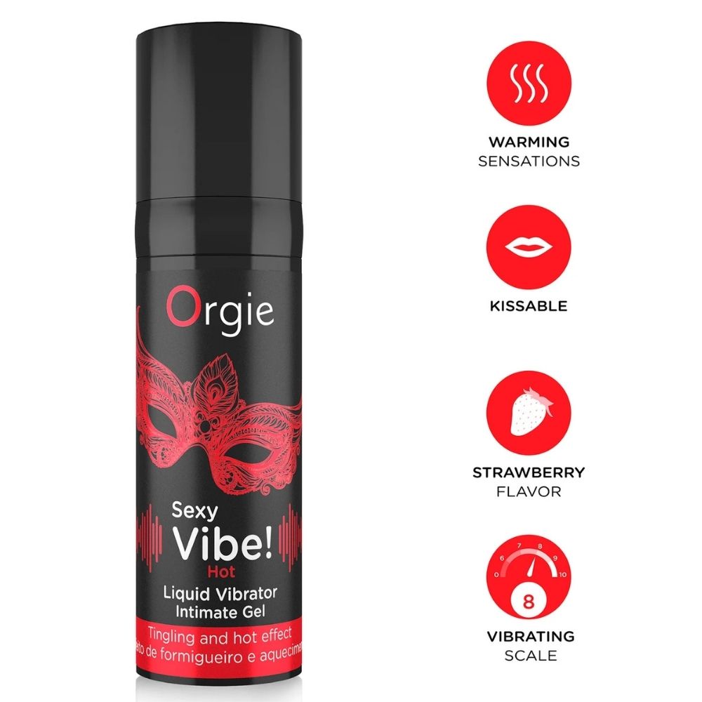 Orgie Sexy Vibe Hot Sıcak Likid Vibratör 15 Ml