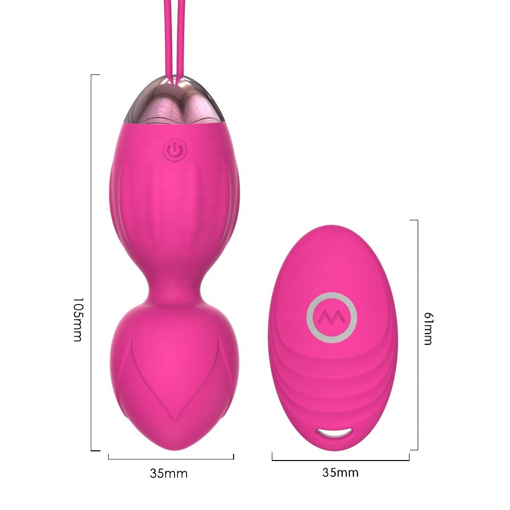 Premium Love Balls Uzaktan Kumandalı Kegel Egg Vibrator Pink