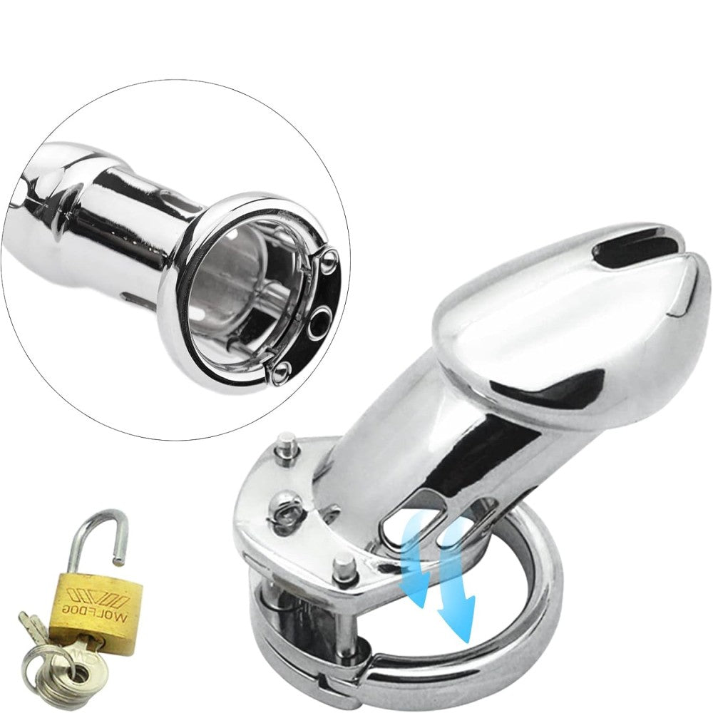 Master Male Chastity Cock Cage Metal Penis Kilidi 40 mm