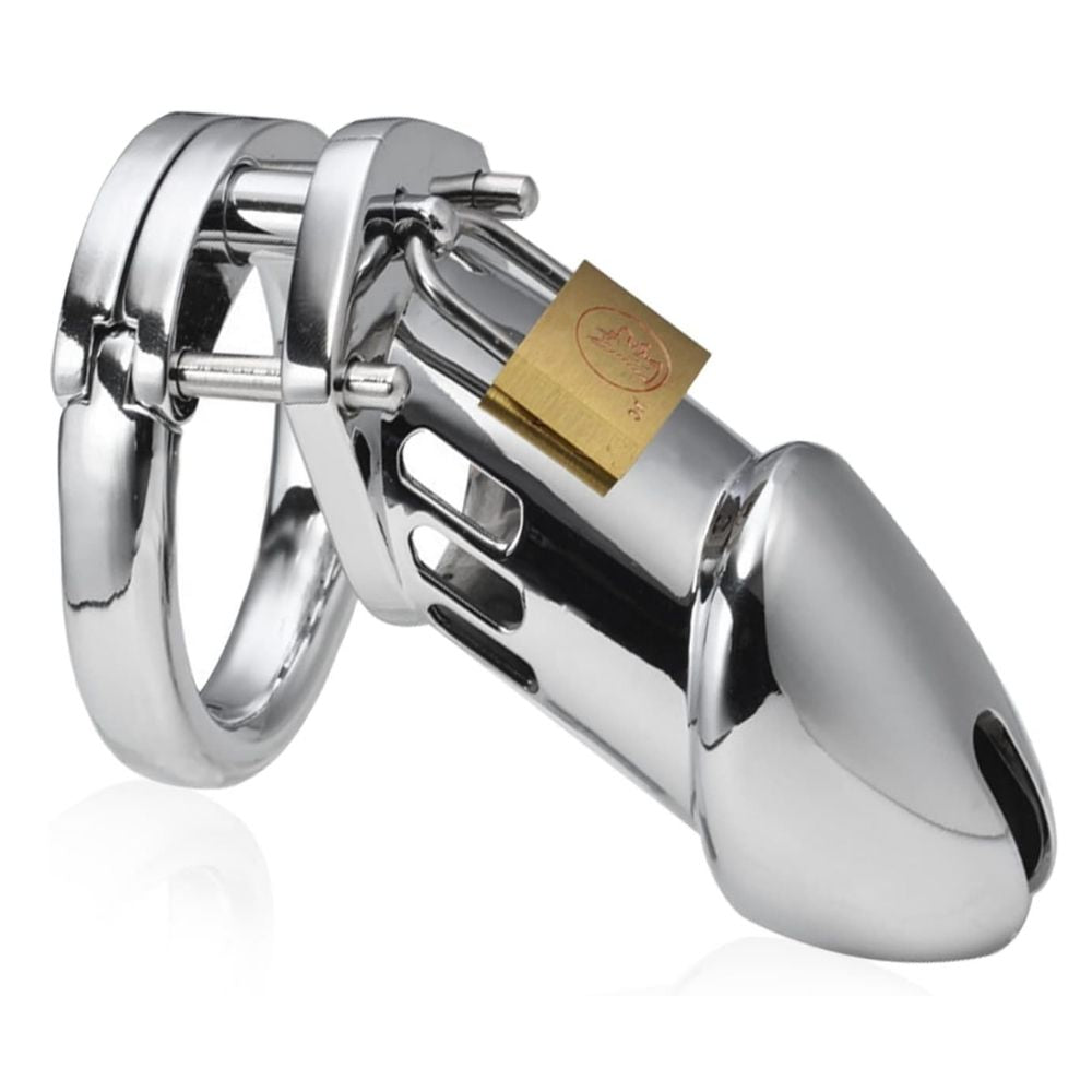 Master Male Chastity Cock Cage Metal Penis Kilidi 50 mm