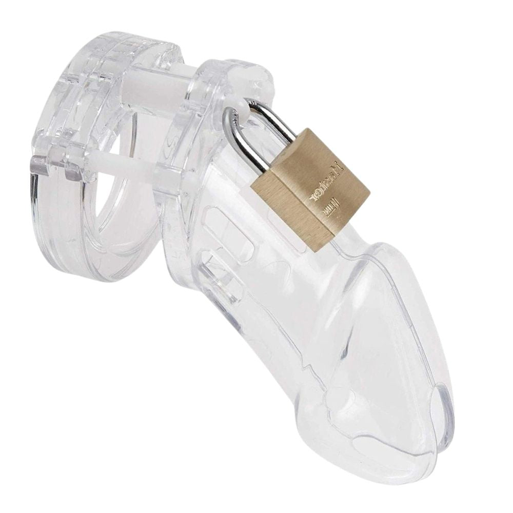 Master Chastity Devices Black Plastik Penis Kafesi Transparent