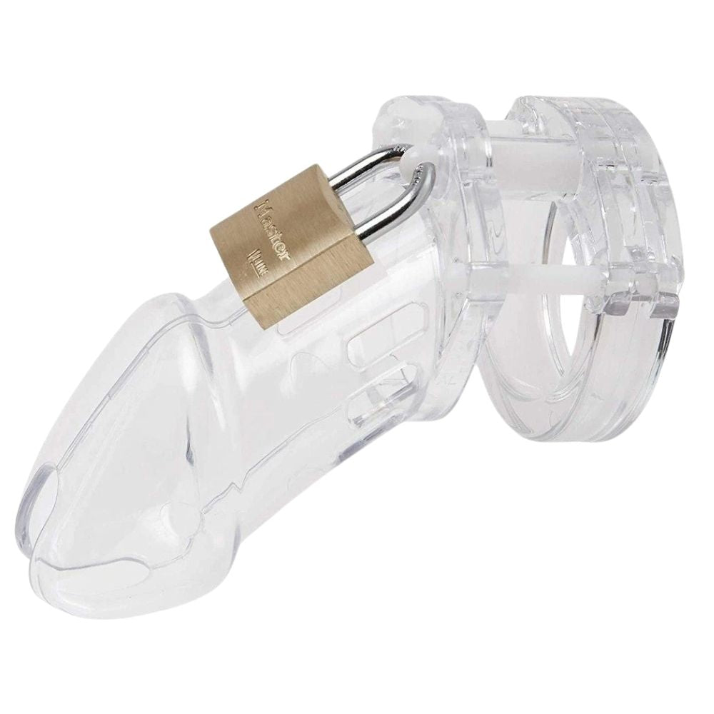 Master Chastity Devices Black Plastik Penis Kafesi Transparent