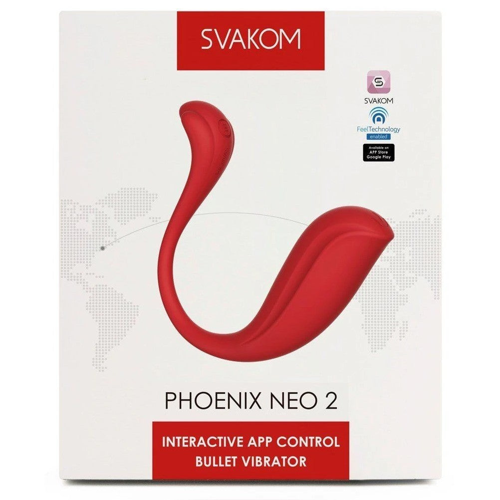 Svakom Phoenix Neo 2 Interactive App Control Bullet Vibrator