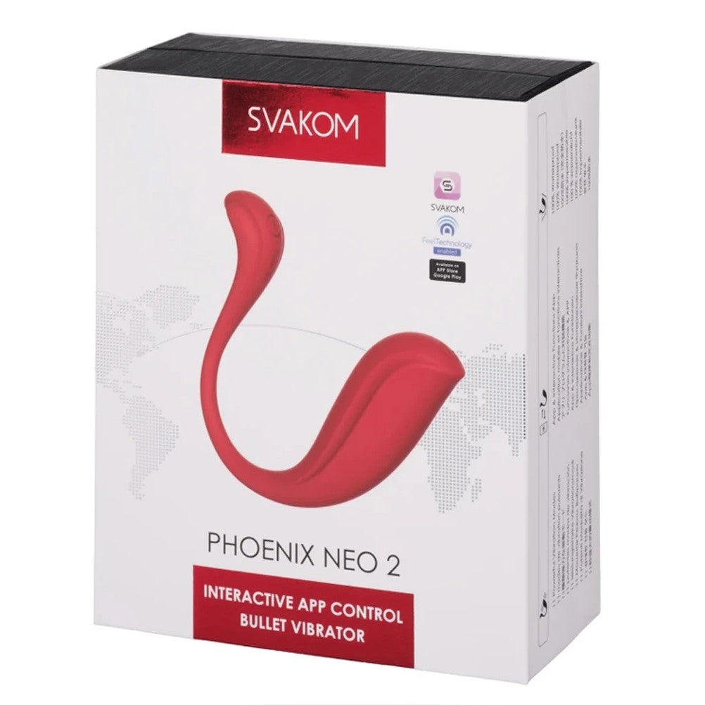 Svakom Phoenix Neo 2 Interactive App Control Bullet Vibrator
