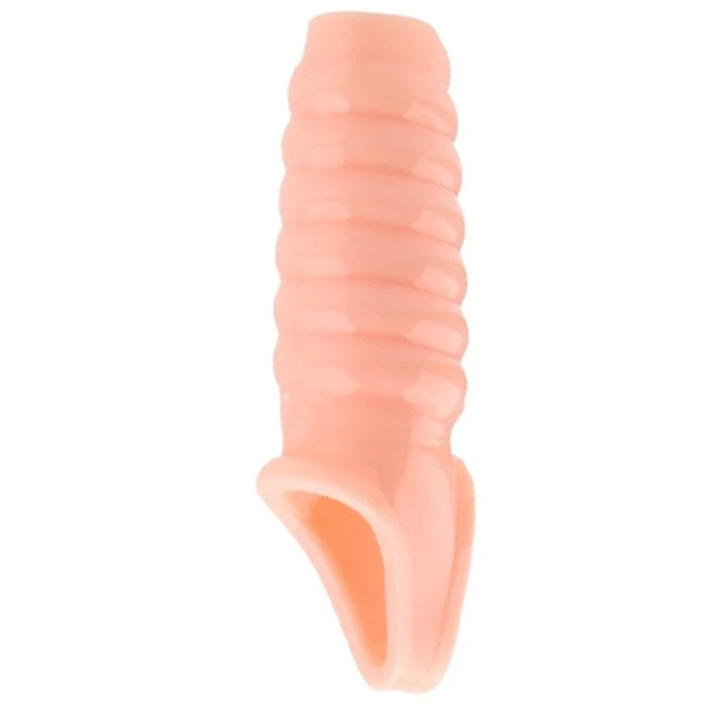 Private Boğumlu Yarım Penis Kılıfı Flesh