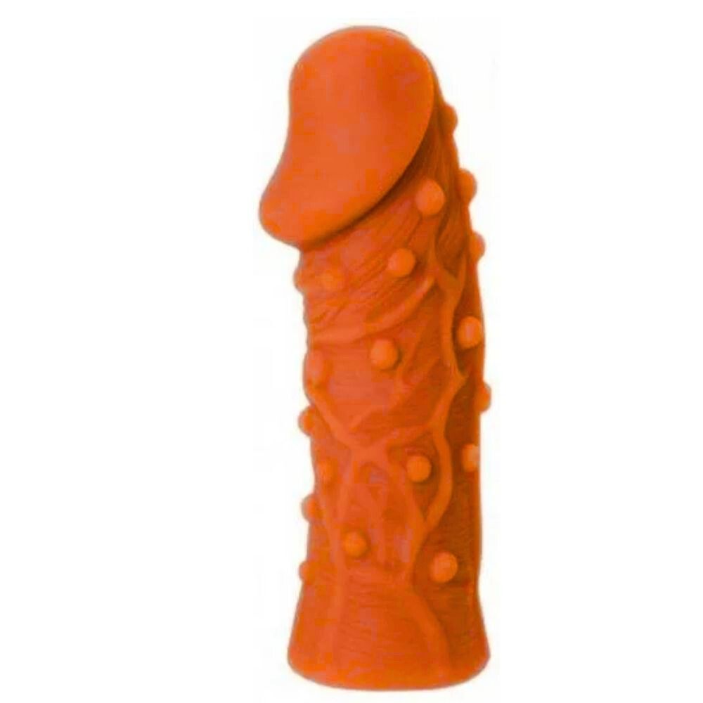 Maxx Sleeve Yumuşak Doku Realistik Penis Kılıfı Brown