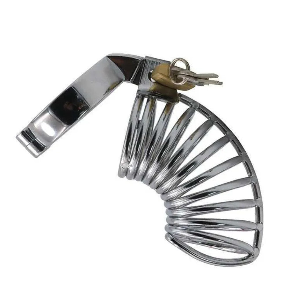 Master Male Chastity Metal Prisoner Cock Cage Penis Kilidi 50 mm