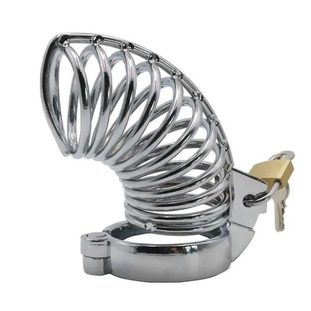 Master Male Chastity Metal Prisoner Cock Cage Penis Kilidi 45 mm