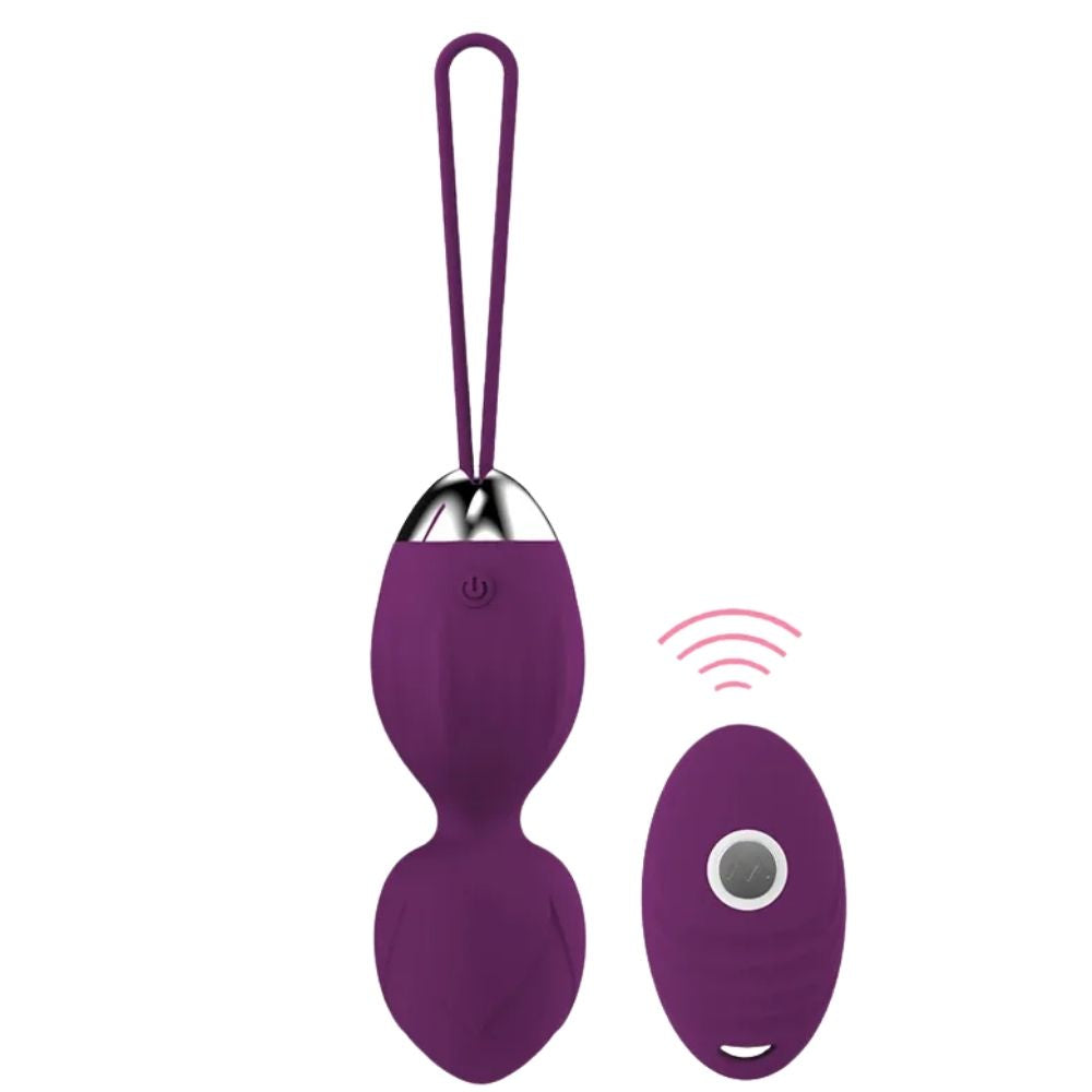 Premium Love Balls Uzaktan Kumandalı Kegel Egg Vibrator Purple