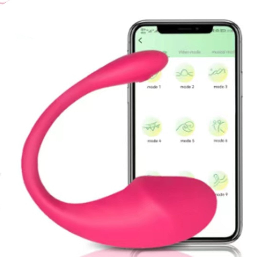 Push Telefon Kontrollü Giyilebilir Vibratör Pink