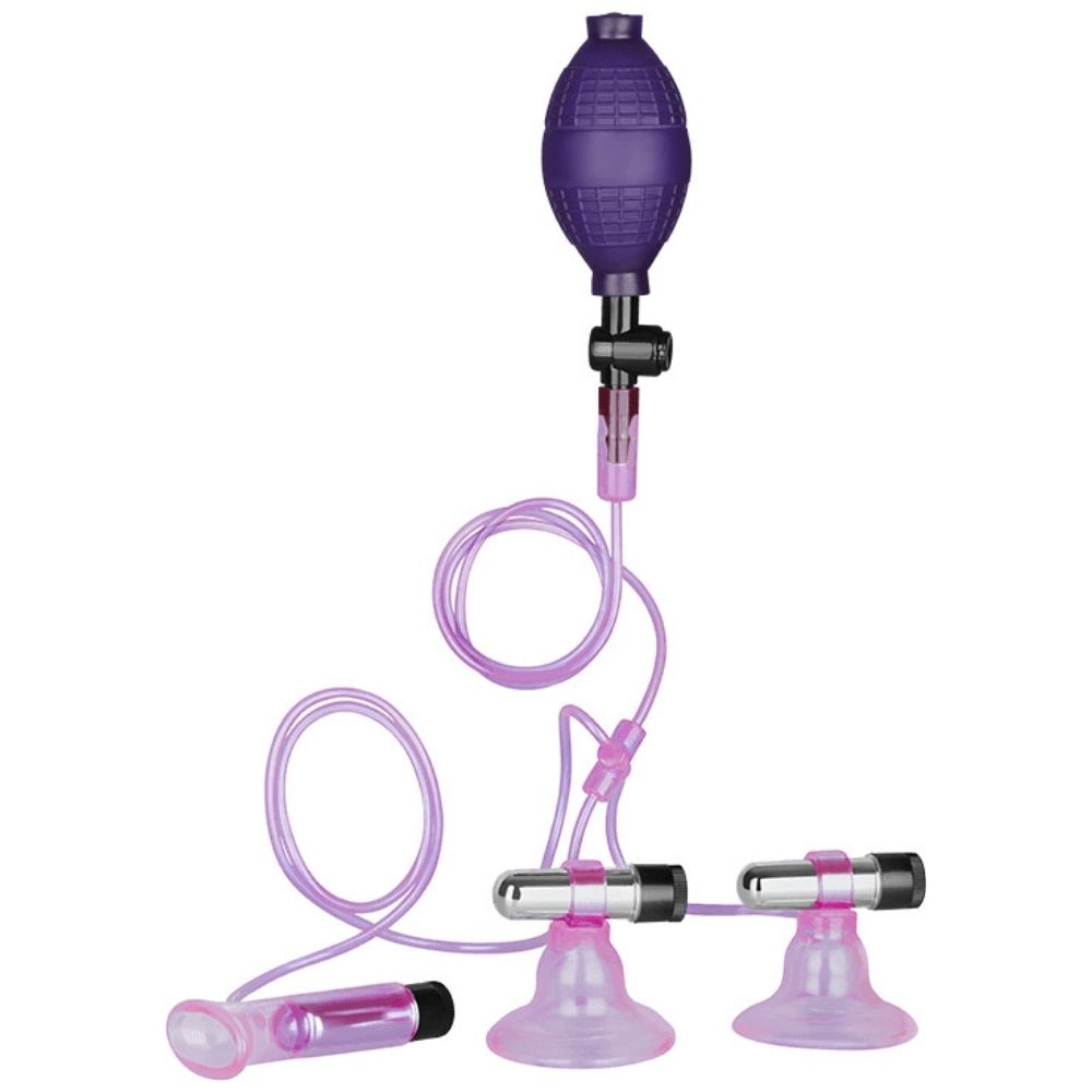 Pipedream Fetish Fantasy Vibrating Triple Suckers Üçlü Emici Vakum