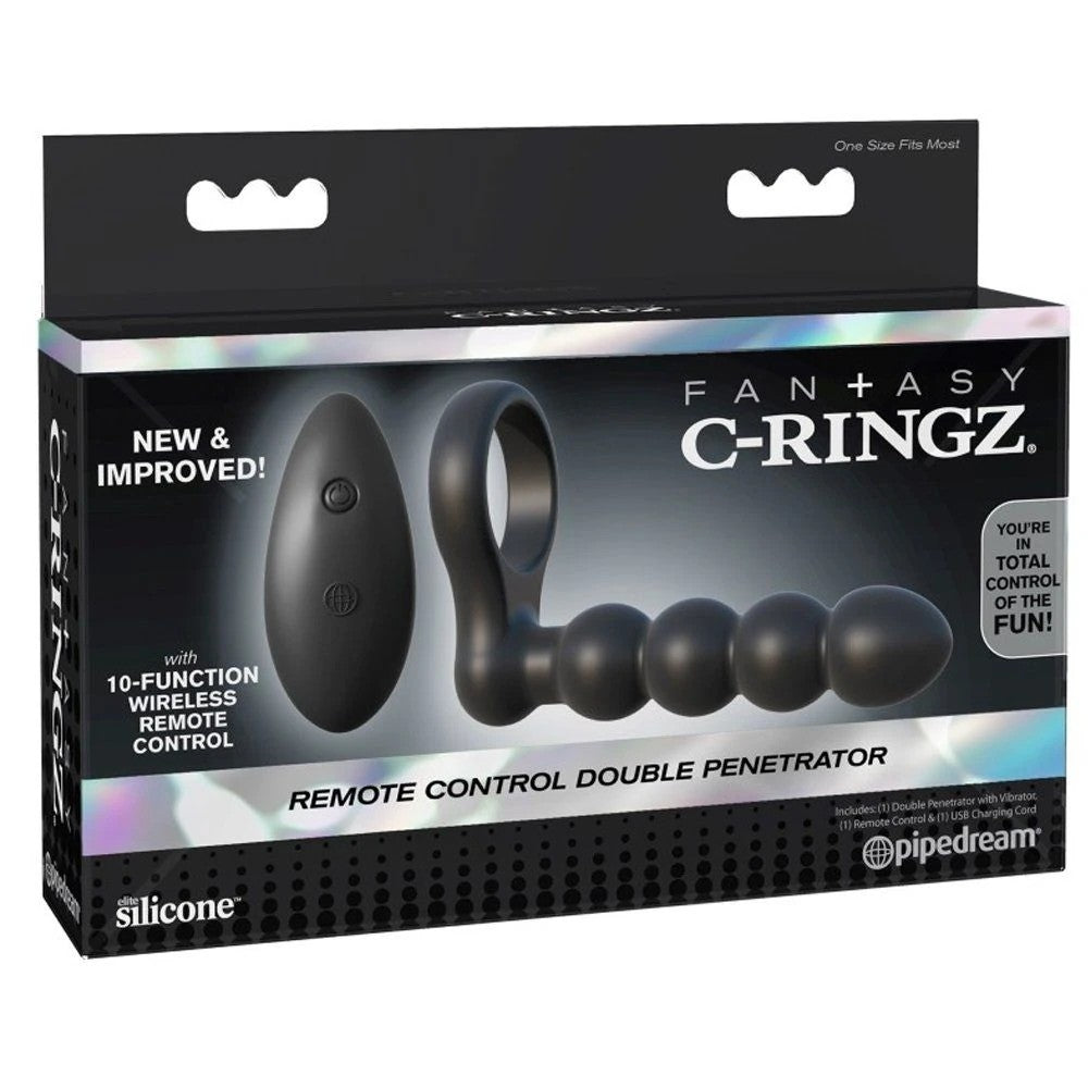 Pipedream Fantasy C-Ringz Remote Control Double Penetrator