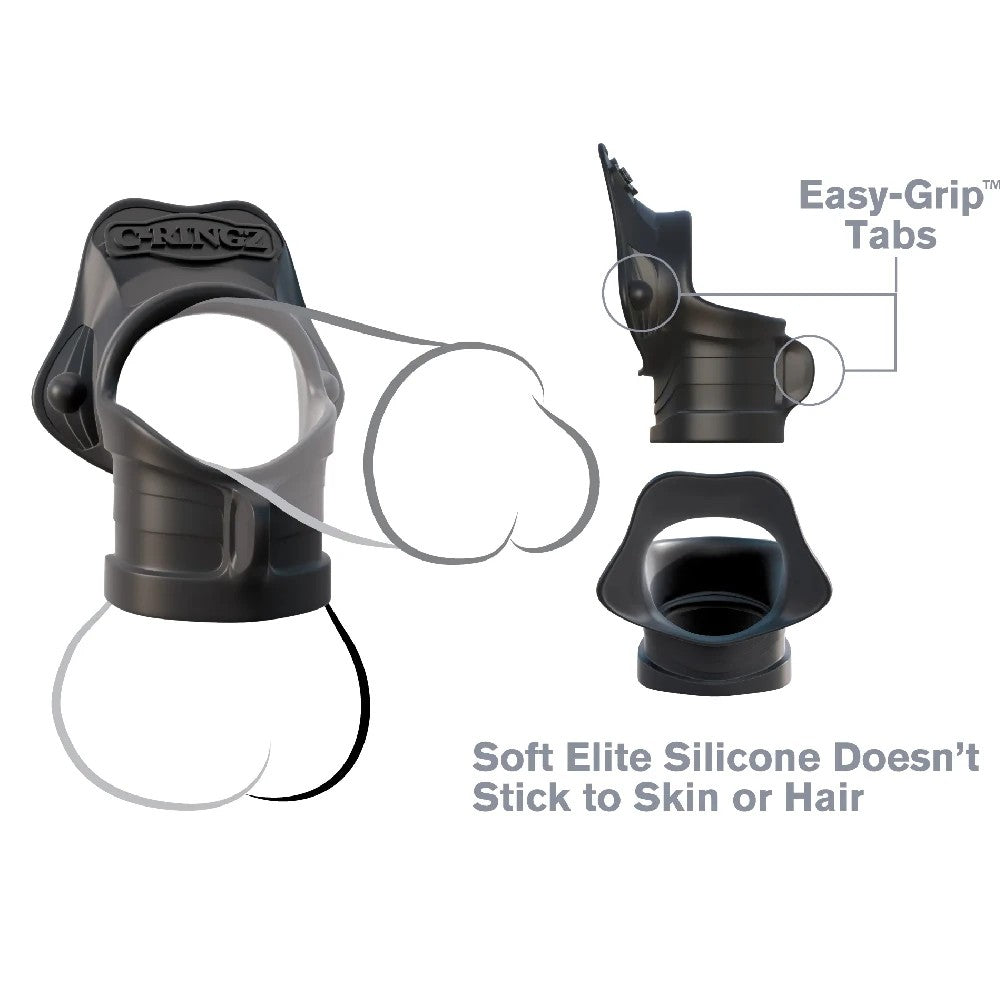 Pipedream Fantasy C-Ringz Rock Hard Ring & Ball Stretcher Penis Halkası