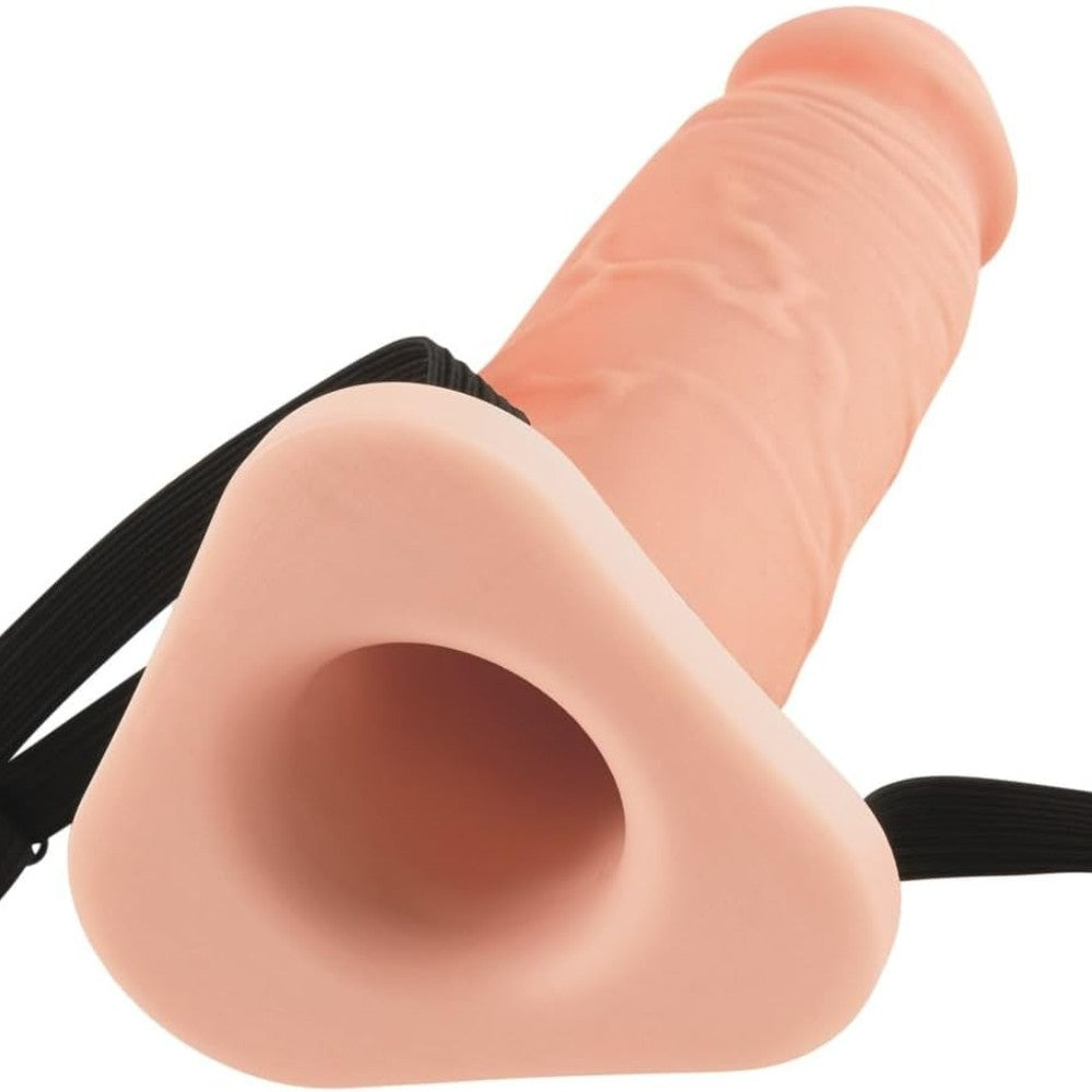Pipedream Fantasy X-Tensions 8" Silicone Hollow Extension Strap-On