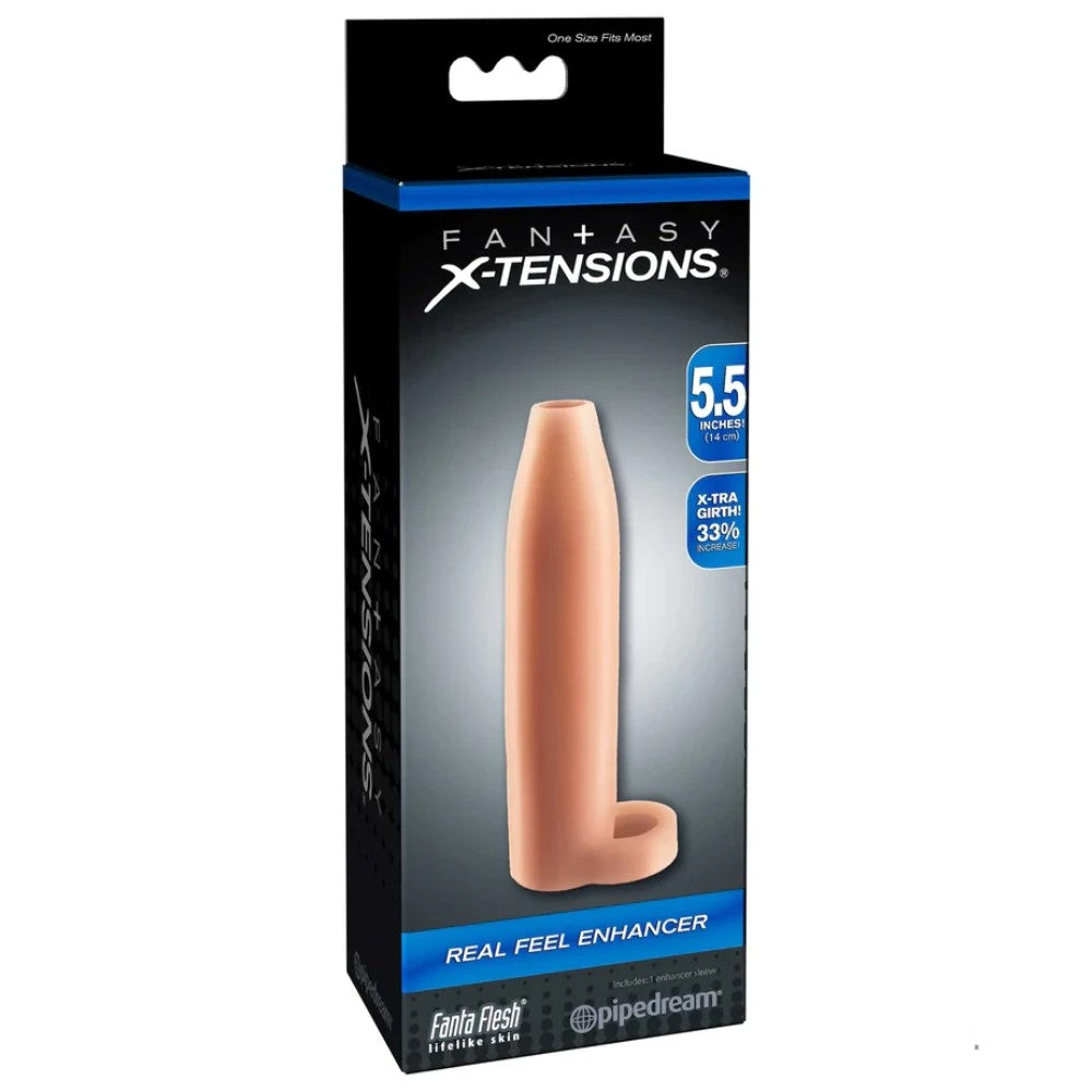 Pipedream Fantasy X-tensions Real Feel Enhancer Open-ended Sling 5.5 Inch Penis Kılıfı