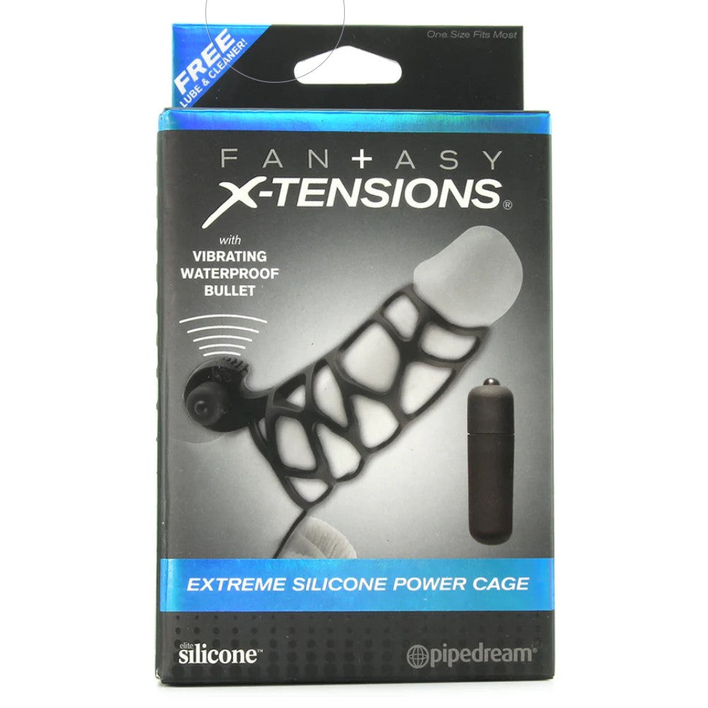 Pipedream Fantasy X-Tensions Extreme Silicone Power Cage Penis Kılıfı
