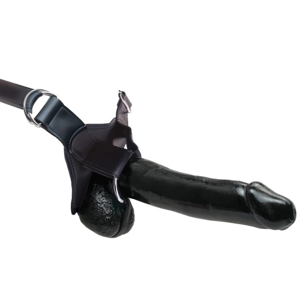 Pipedream Fetish Fantasy Extreme Hollow 12 Inch Strap-On Black