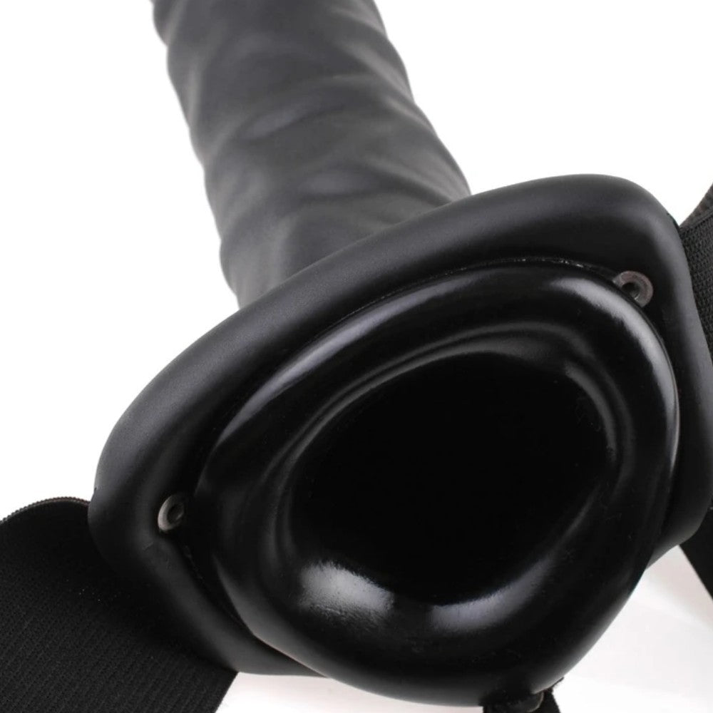 Pipedream Fetish Fantasy Series 8 İnch Hollow Strap-On Black