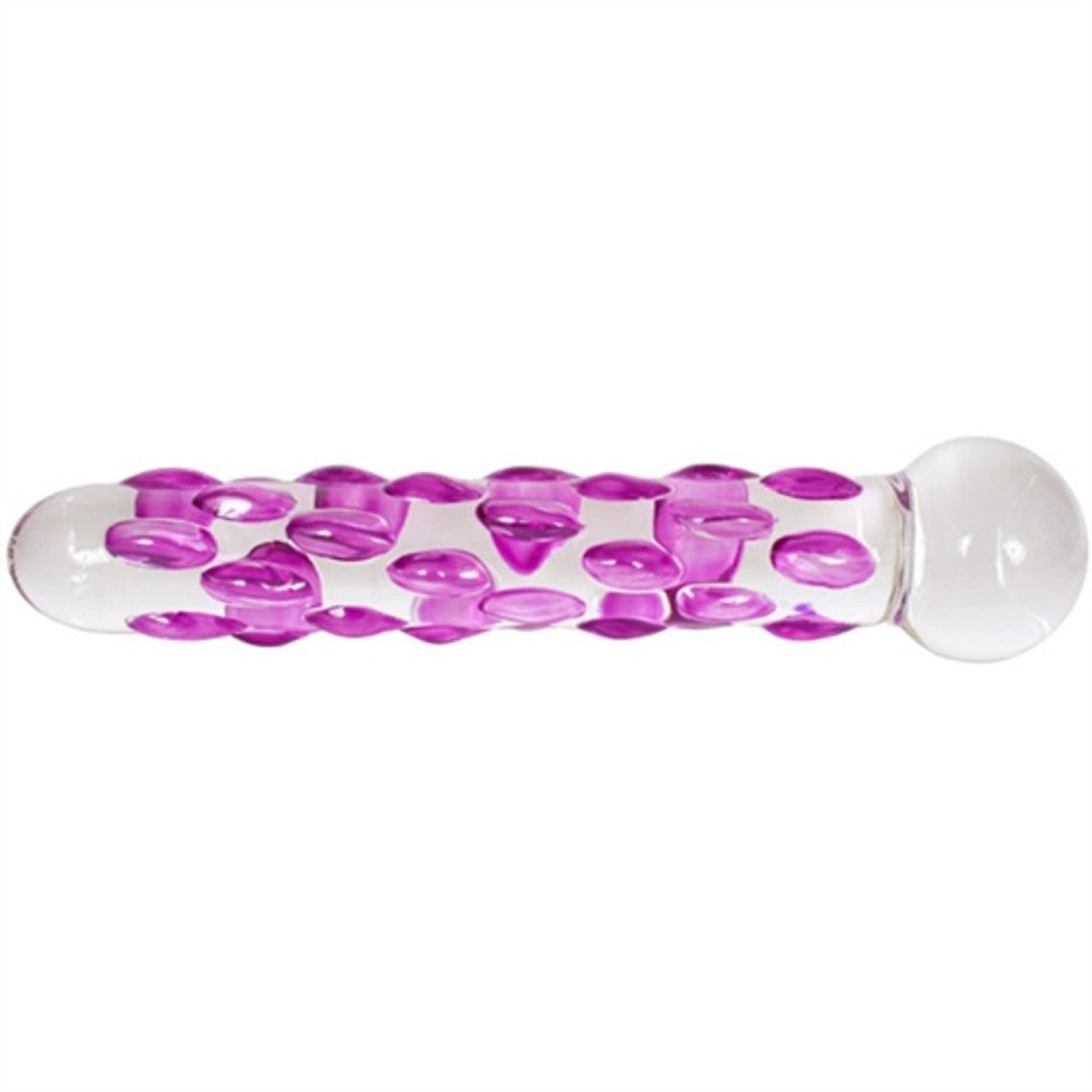 Pipedream Icicles No. 7 Hand Blown Glass Massager Cam Dildo