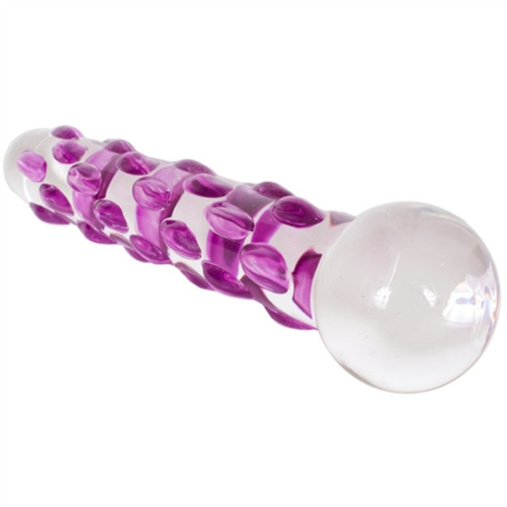 Pipedream Icicles No. 7 Hand Blown Glass Massager Cam Dildo