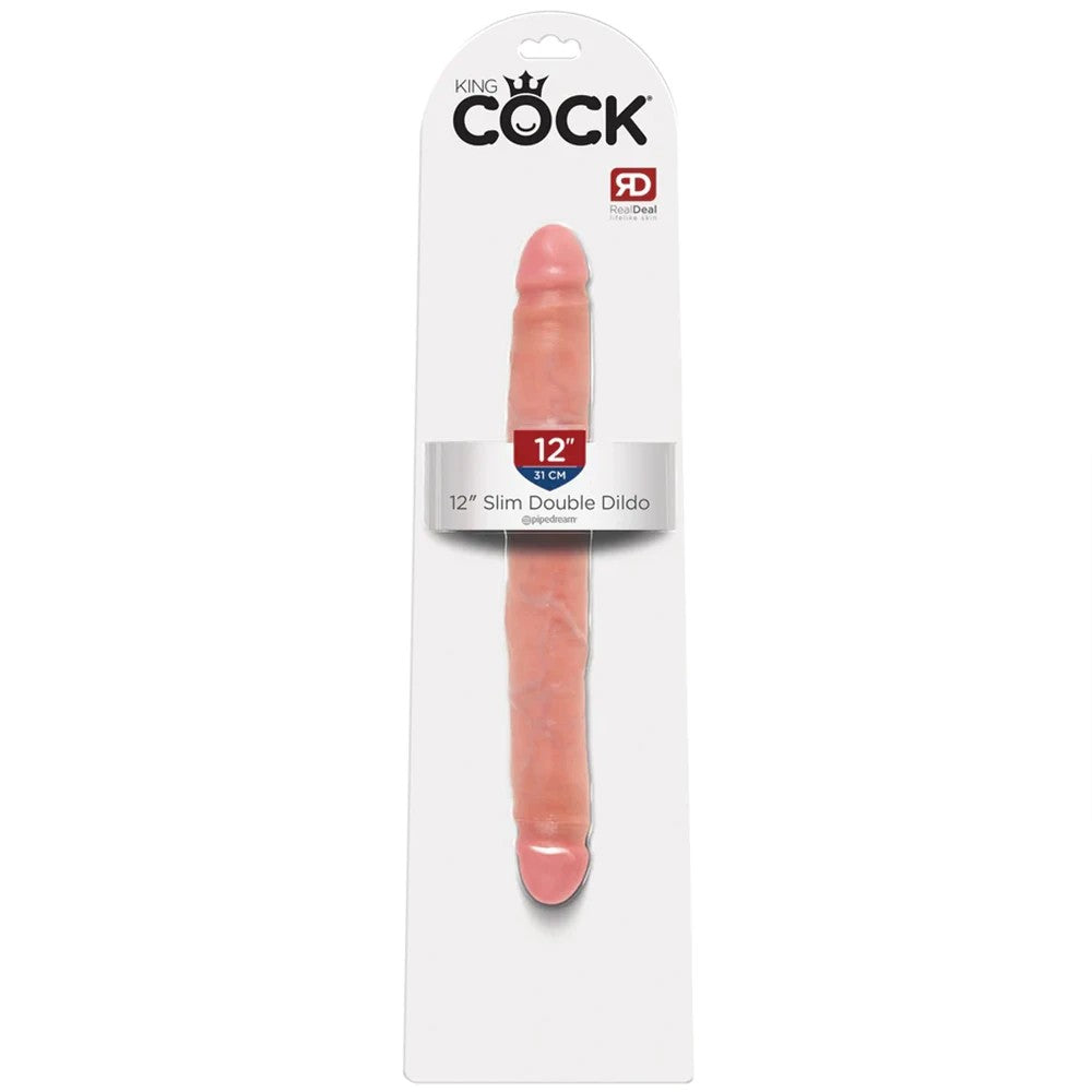 Pipedream King Cock 12'' Slim Double Dildo Çift Taraflı Penis