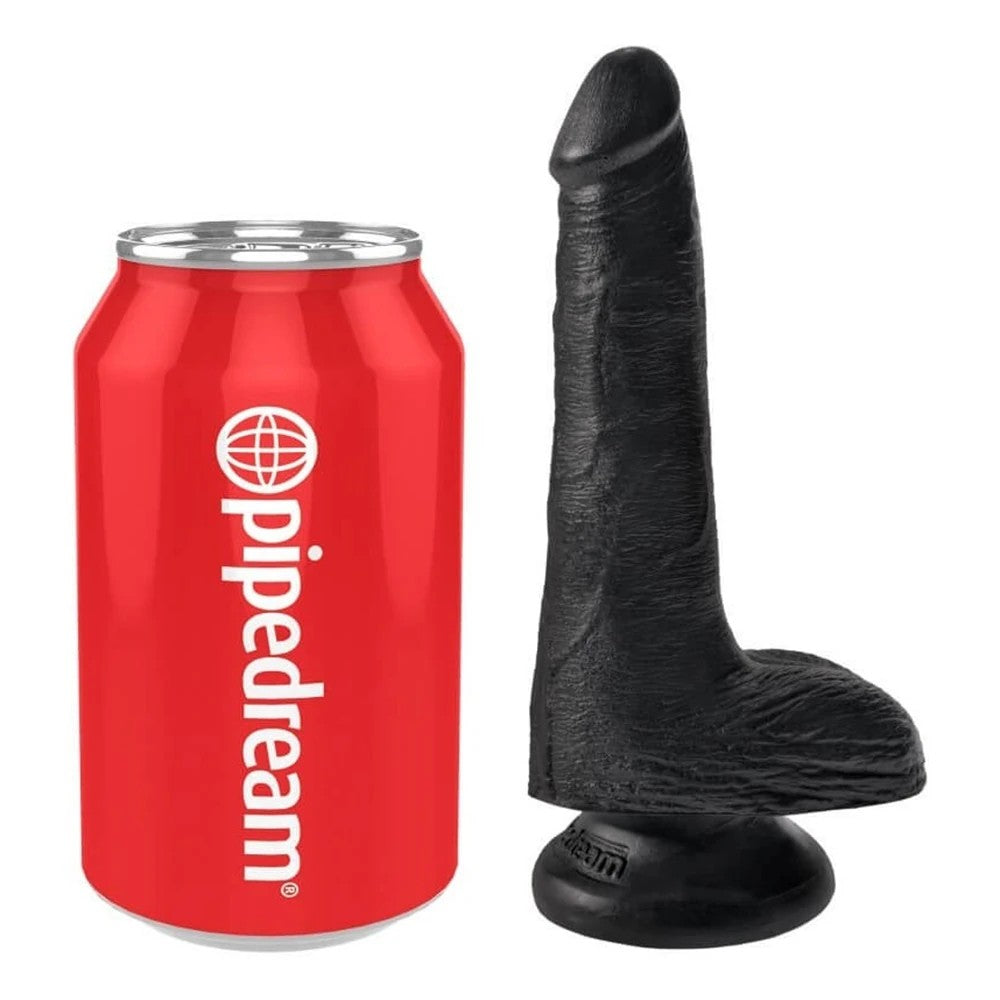 Pipedream King Cock 6 Inch Cock With Balls 15 cm Realistik Penis Black