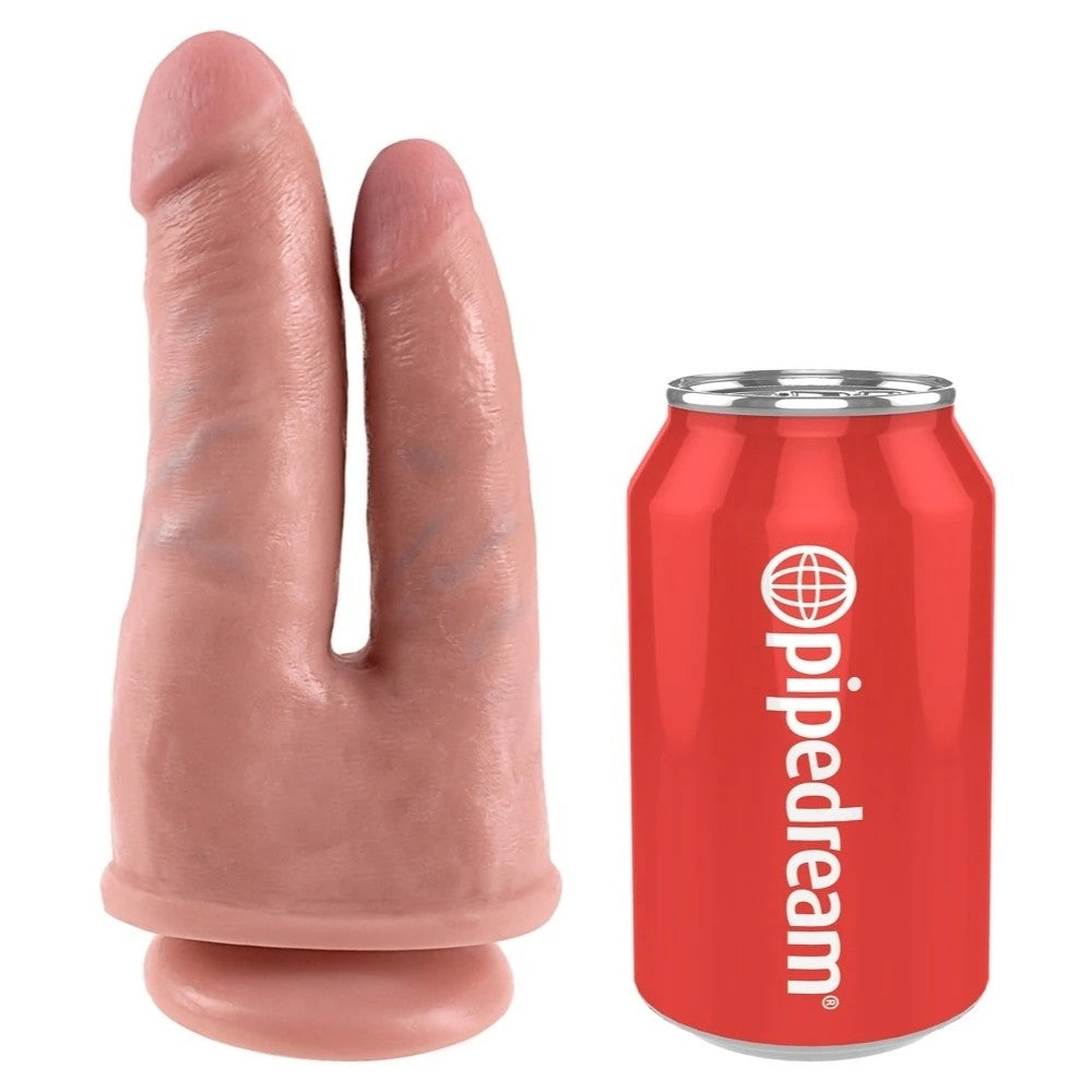 Pipedream King Cock 6 Inch Dildo Double Penetrator Çift Taraflı Realistik Penis