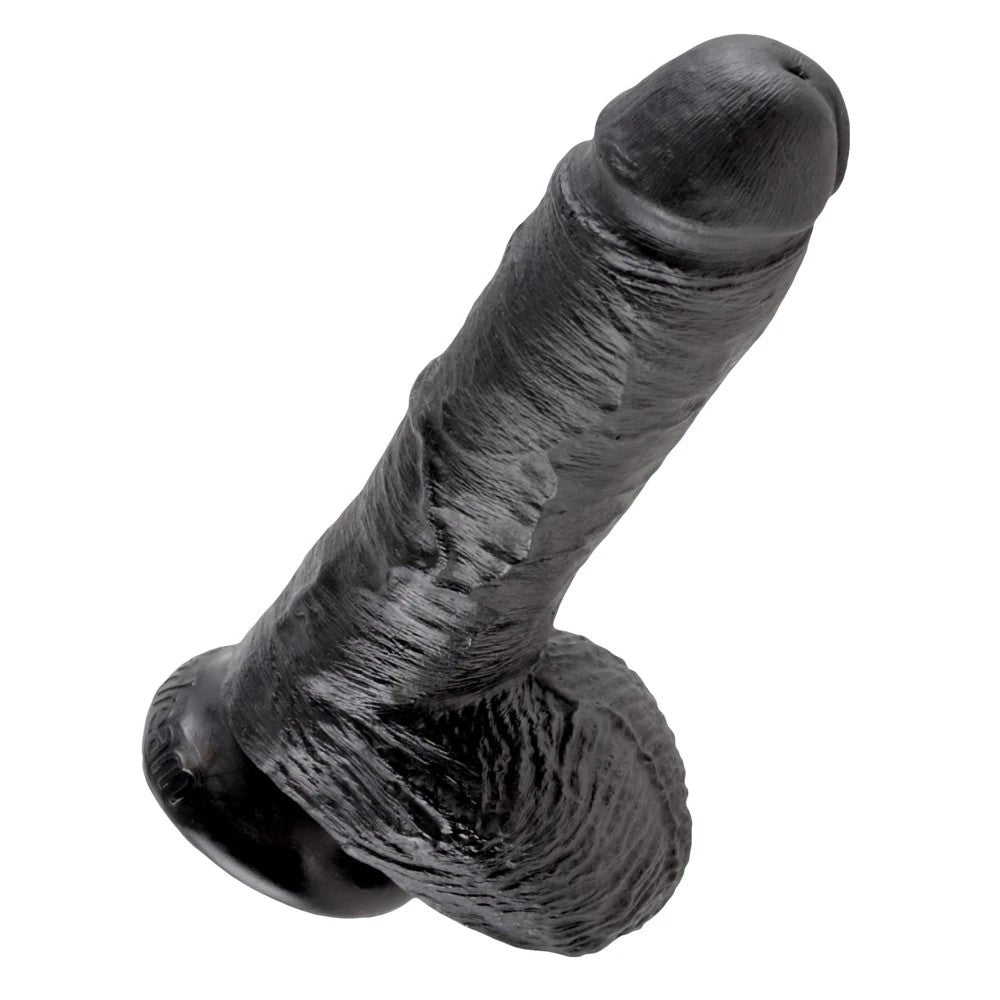 Pipedream King Cock 8 Inch Cock With Balls Realistik Penis Black