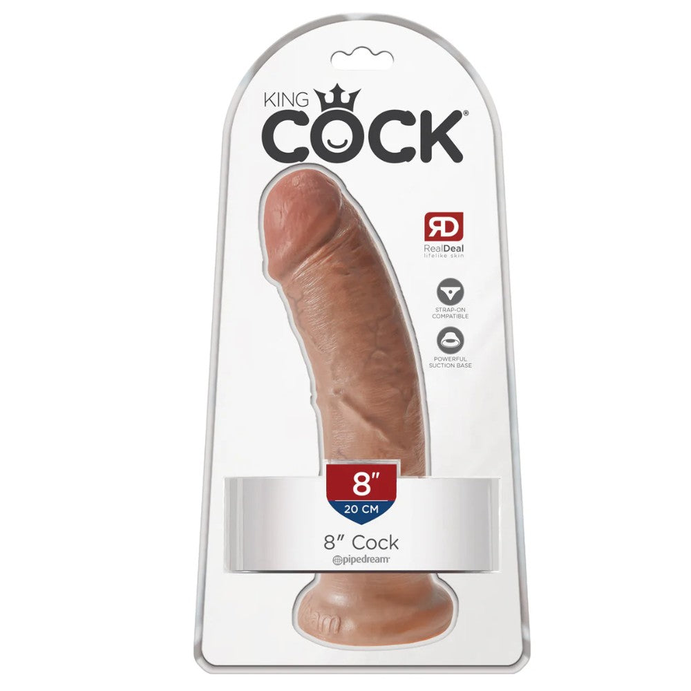 Pipedream King Cock 8 Inch Cock 20 cm Realistik Penis Brown