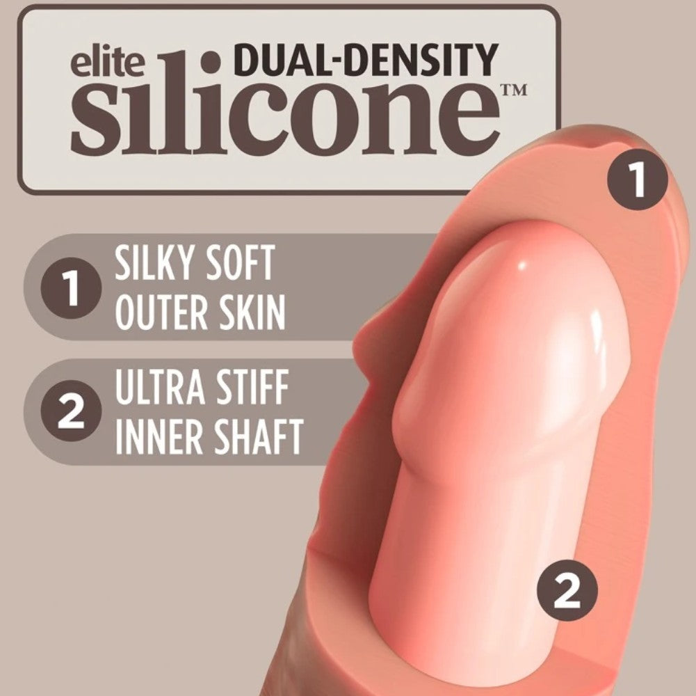 Pipedream King Cock Elite 6 İnch Dual Density Silicone Cock Realistik Penis