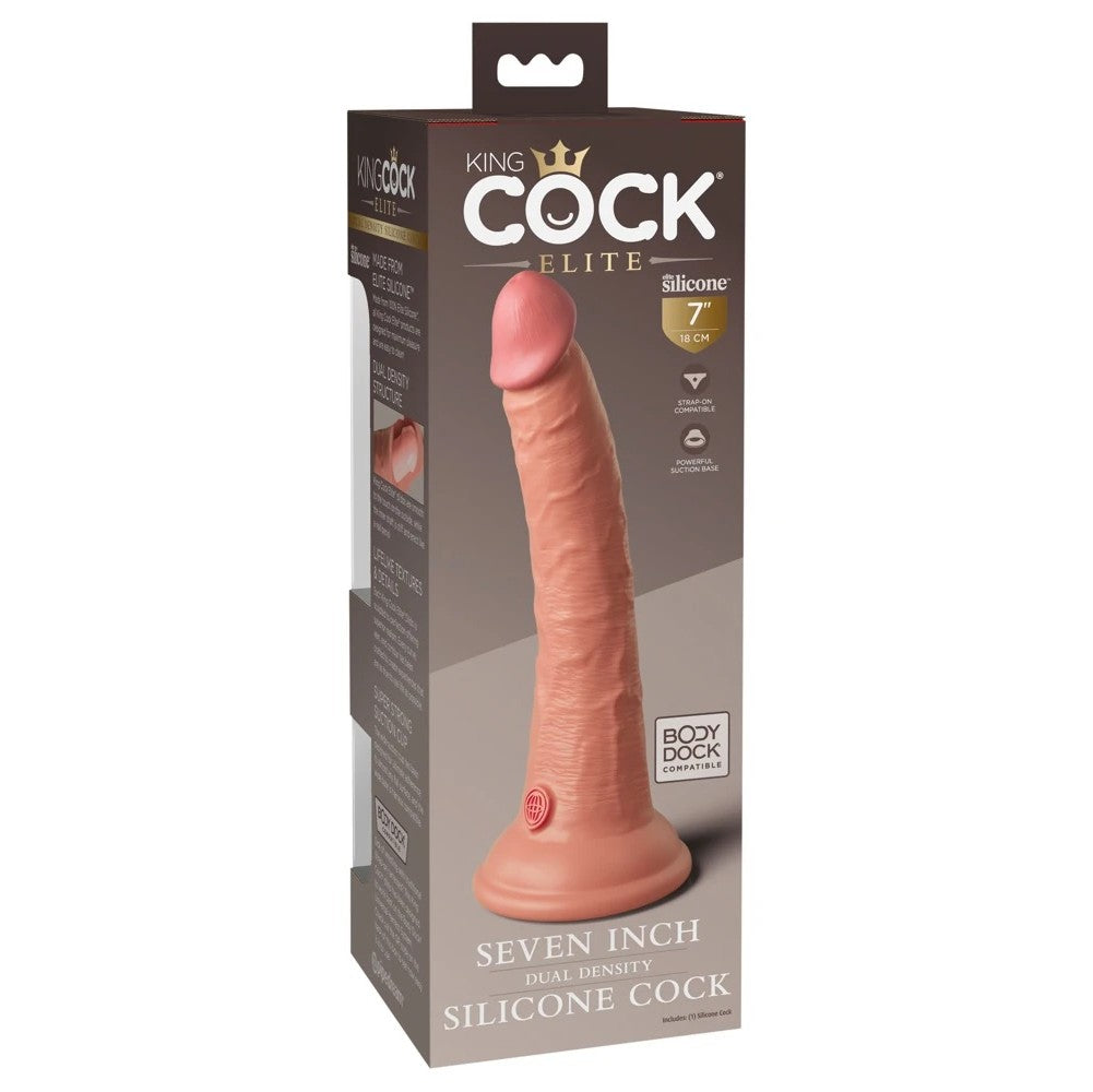 Pipedream King Cock Elite 7 İnch Dual Density Silicone Cock Realistik Penis