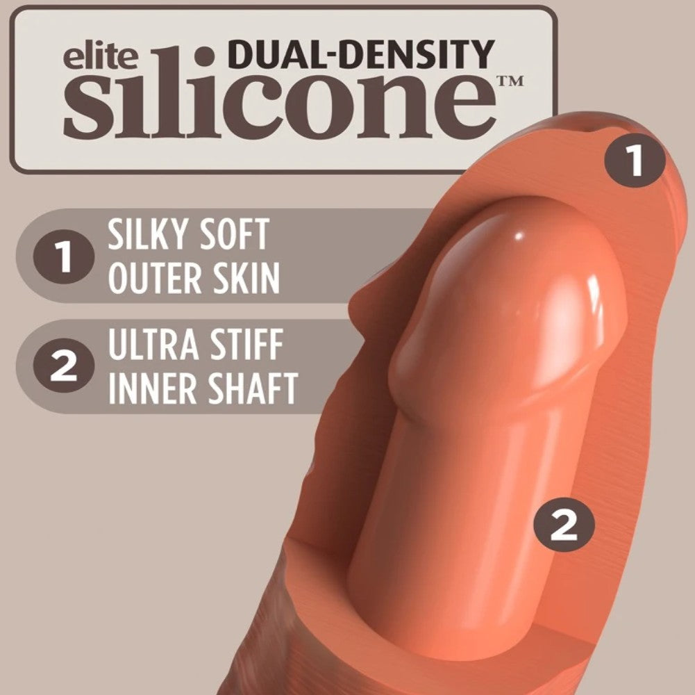 Pipedream King Cock Elite 8 İnch Dual Density Silicone Cock Realistik Penis