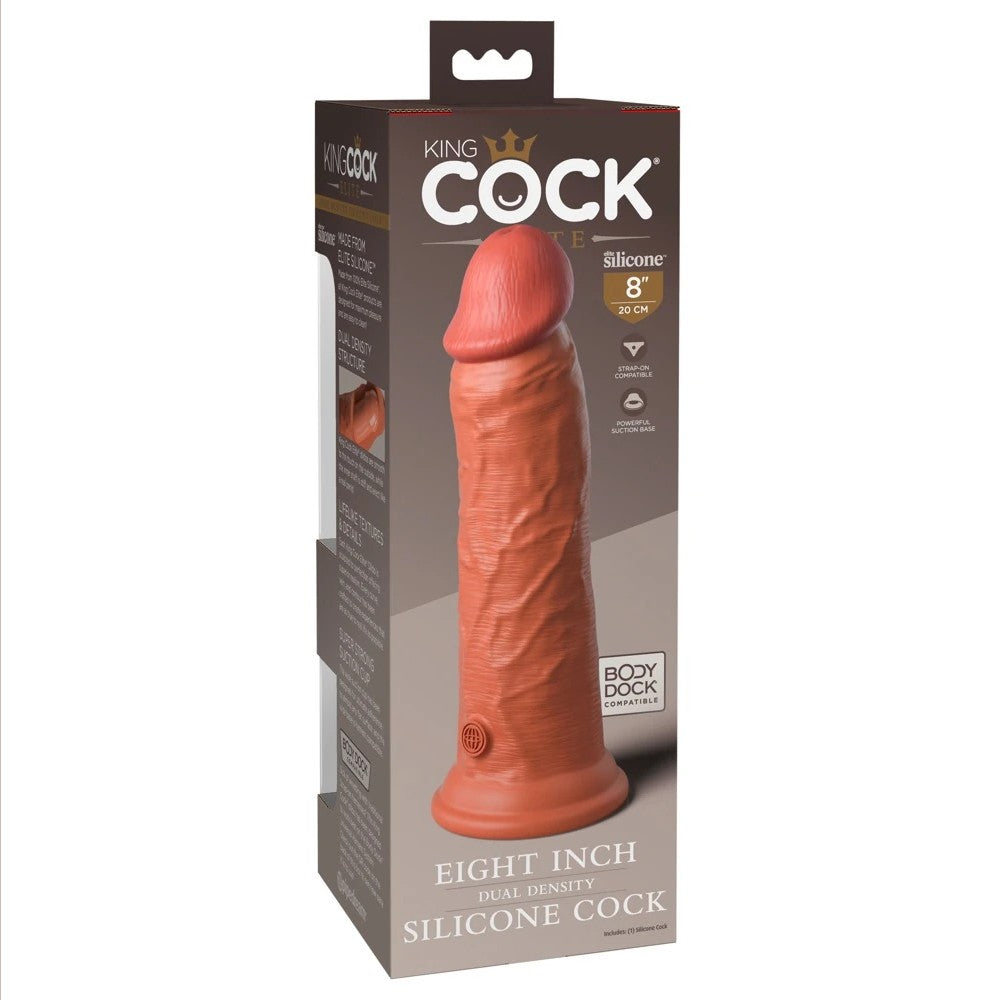 Pipedream King Cock Elite 8 İnch Dual Density Silicone Cock Realistik Penis