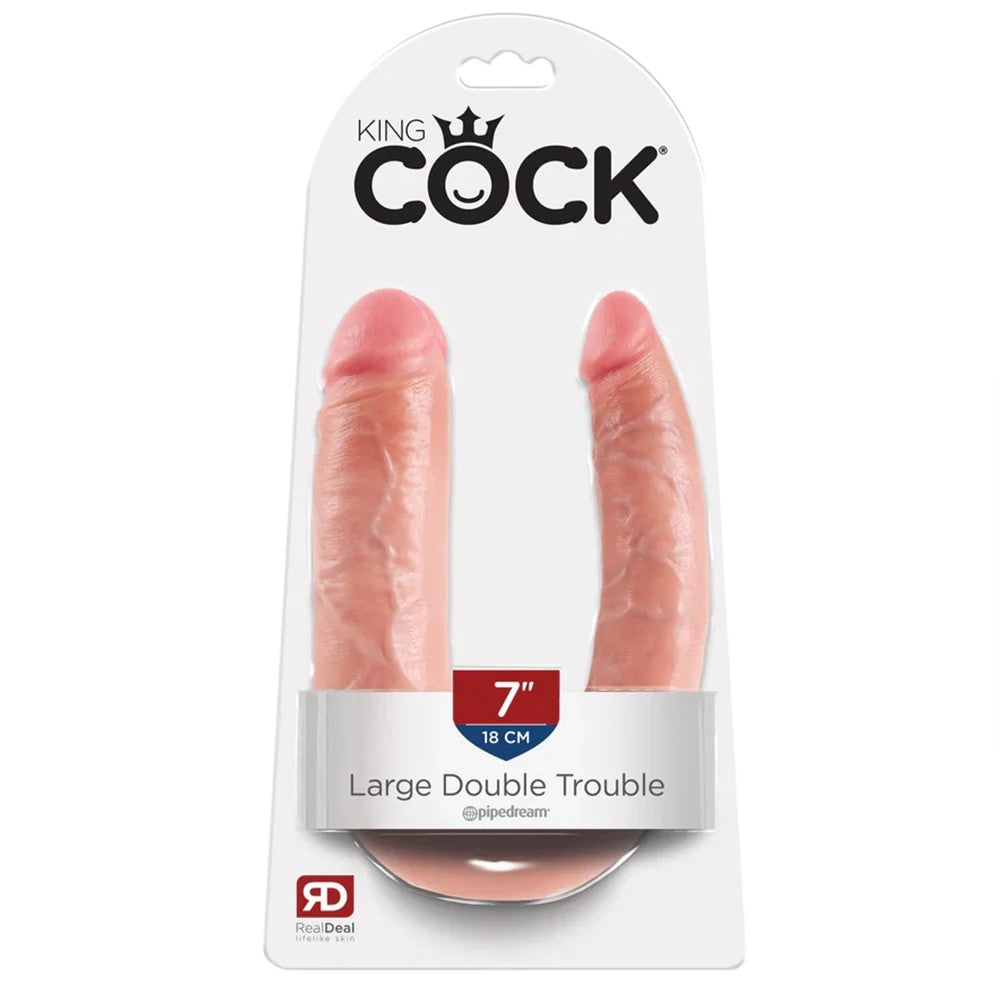 Pipedream King Cock Large Double Trouble 18 cm Çift Taraflı Penis