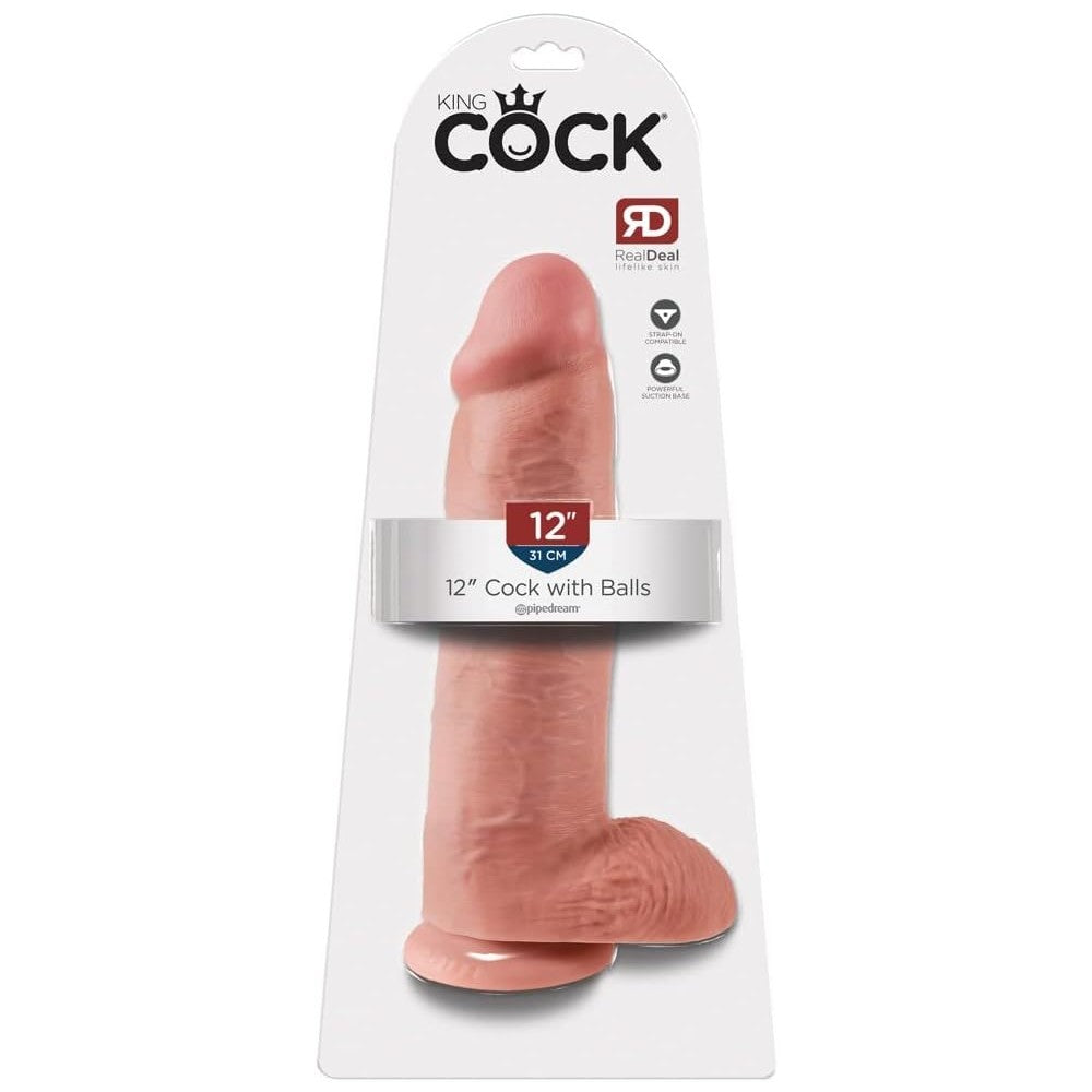 Pipedream King Cock 12 Inch Cock With Balls Realistik Penis