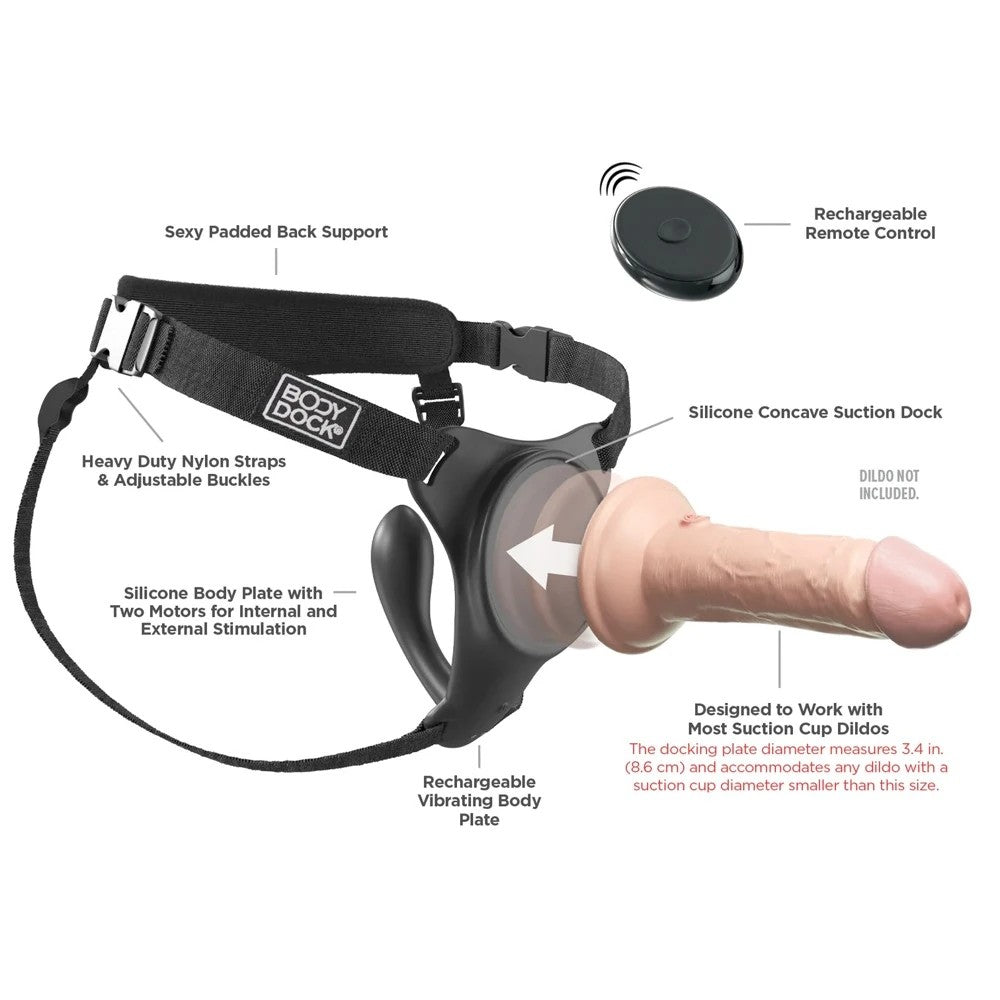 Pipedream Body Dock G-Spot Pro Uyarıcı Strapon Penis Kemeri
