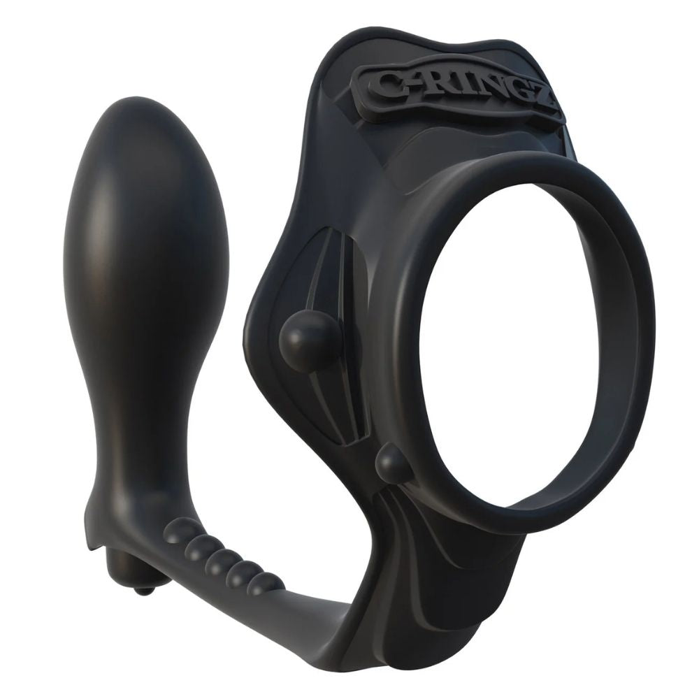 Pipedream Fantasy C-Ringz Rock Hard Ass Anal Vibratör ve Penis Halkası