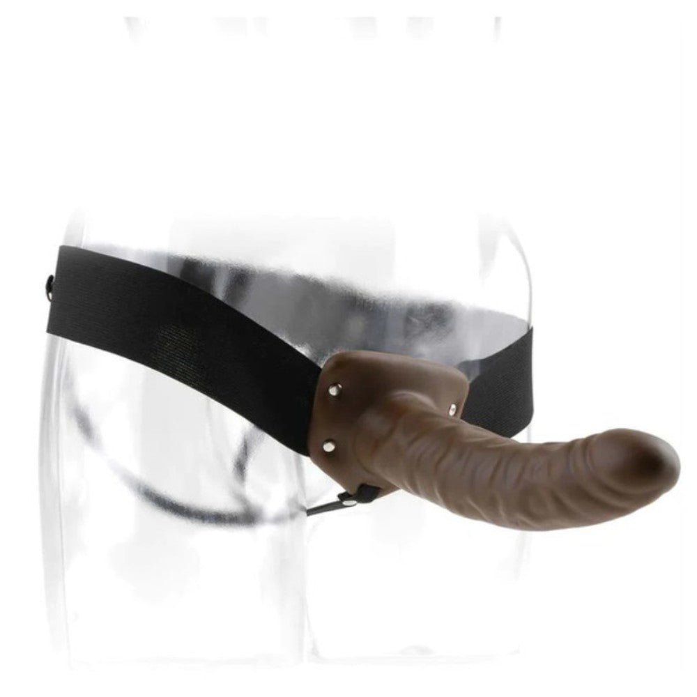 Pipedream Fetish Fantasy Series 8 İnch Hollow Strap-On Brown