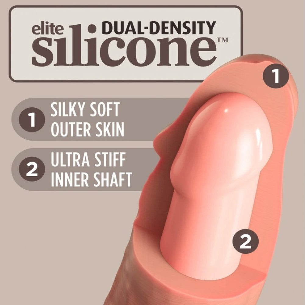 Pipedream King Cock Elite 9 İnch Dual Density Silicone Cock Realistik Penis