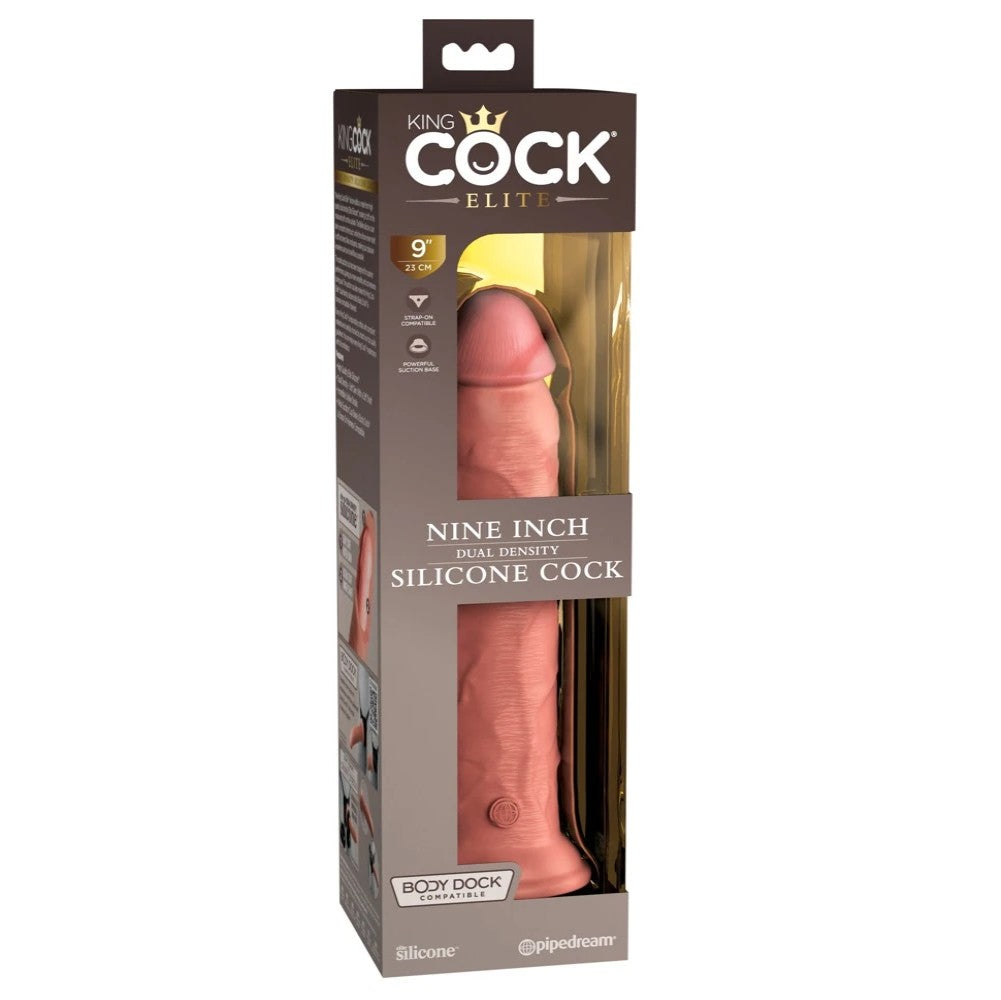 Pipedream King Cock Elite 9 İnch Dual Density Silicone Cock Realistik Penis