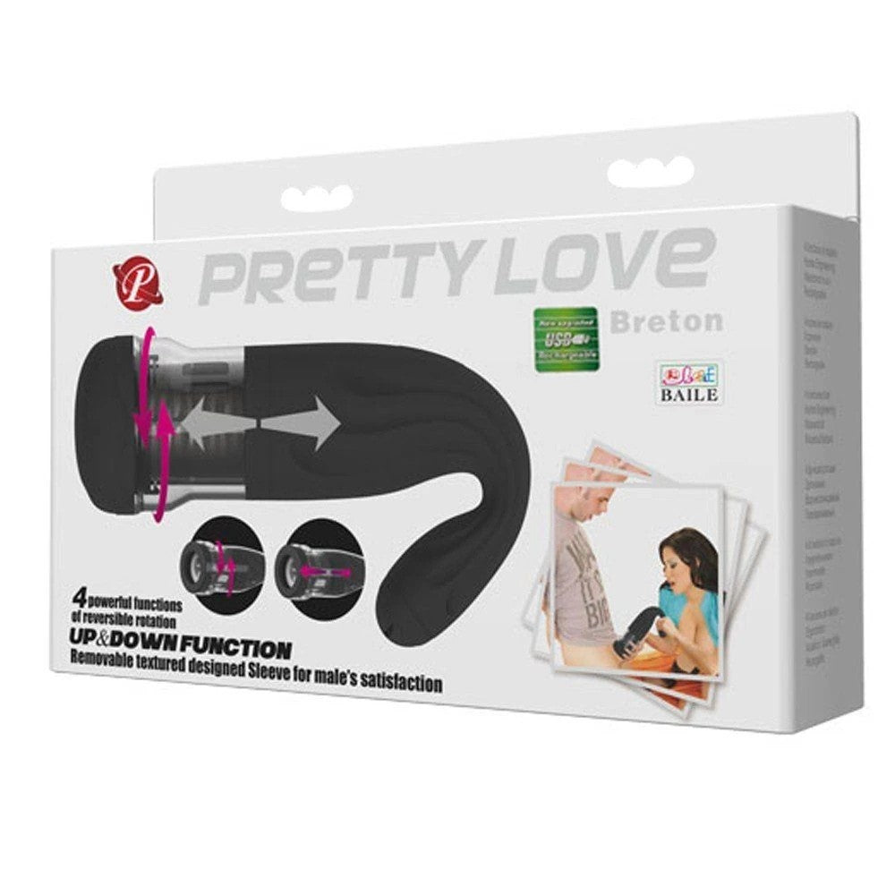 Pretty Love Breton İleri Geri Hareketli Oral Masturbator BM-00900T45-1