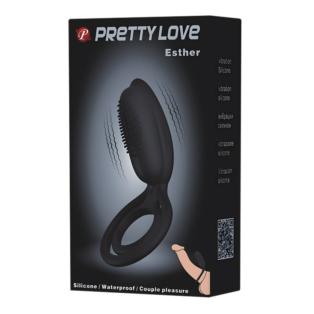 Pretty Love Esther Klitoral Titreşimli Penis Halkası BI-026218