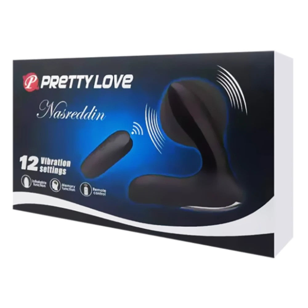 Pretty Love Nasreddin 12 Mod Şişirilebilir Prostat Masaj Vibratör BI-014463W